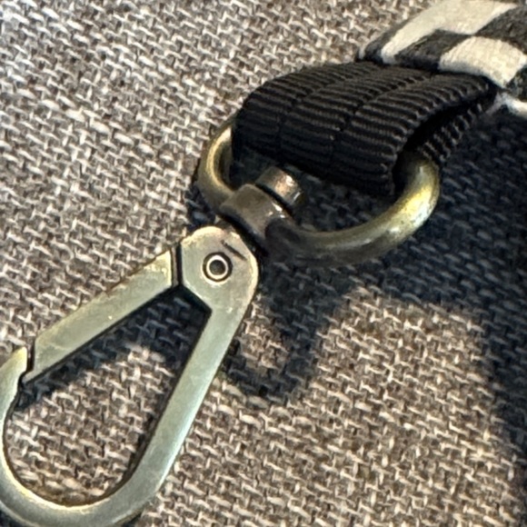 Stylish Geometric Black and White Backpack - Picture 9 of 11